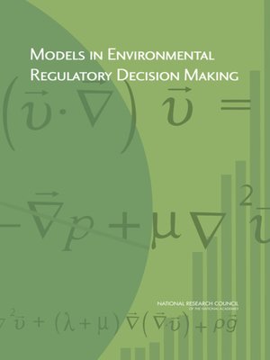 cover image of Models in Environmental Regulatory Decision Making